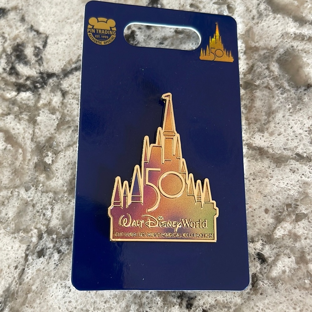 Walt Disney World 50th Anniversary Cinderella’s Castle Pin